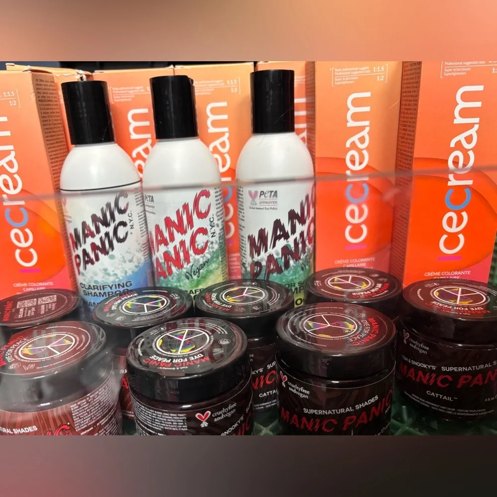 21 pc Set Hair Colour with Manic Panic Color Safe Shampoo - Picture 2 of 7